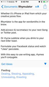 Rhymulator Rhyme Book + Editor screenshot 2