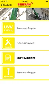 Bertram Arbeitsbühnen screenshot 6