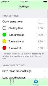 Stoplight Clock screenshot 2