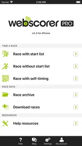 Webscorer Race Timer screenshot 0