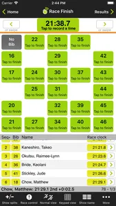 Webscorer Race Timer screenshot 2