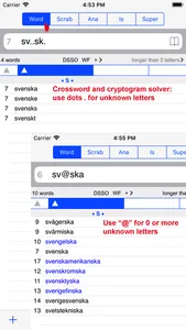 Svenska  Words Finder PRO screenshot 1