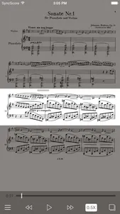 Brahms Violin Sonatas screenshot 1