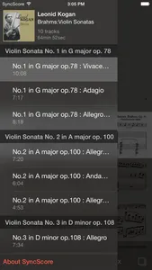 Brahms Violin Sonatas screenshot 2