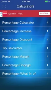 Percentage Calculators screenshot 0