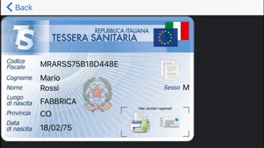 iCF - Codice Fiscale screenshot 3