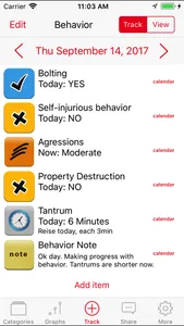 Autism Tracker Lite screenshot 1