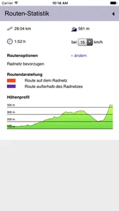 Radroutenplaner NRW mobil screenshot 2