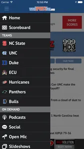 WRAL Sports Fan screenshot 1