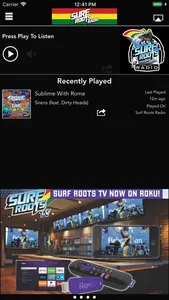 Surf Roots Online Radio screenshot 0