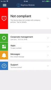 Sophos Mobile Control screenshot 0