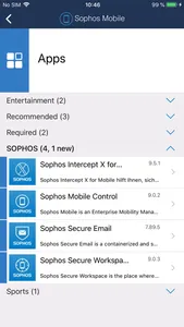 Sophos Mobile Control screenshot 1