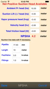 Centrifugal Pump Spec screenshot 4