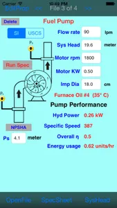 Centrifugal Pump Spec screenshot 5