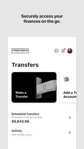 Frontwave Mobile Banking screenshot 1