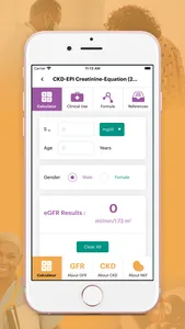 eGFR Calculators screenshot 2