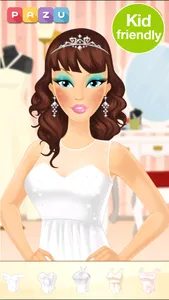 Makeup Girls Wedding Dress up screenshot 2