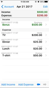 iSpending - Expense Tracker screenshot 1