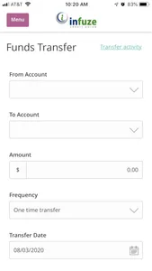 Infuze Credit Union screenshot 1