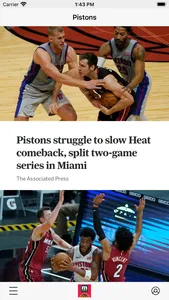 MLive: Detroit Pistons News screenshot 2