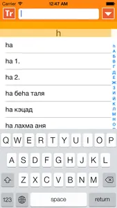 IRIS Hebrew Russian Dictionary screenshot 3