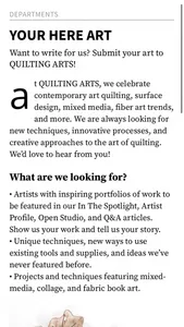 Quilting Arts Magazine screenshot 5