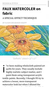 Quilting Arts Magazine screenshot 6