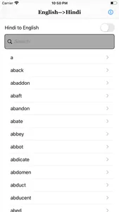 Hindi Dictionary from English screenshot 0