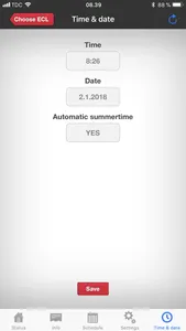 ECL Comfort 310 Portal screenshot 1