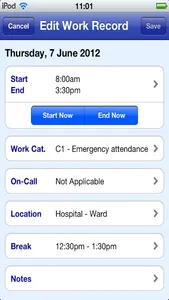 Medic's TimeManager screenshot 1