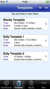 Medic's TimeManager screenshot 2