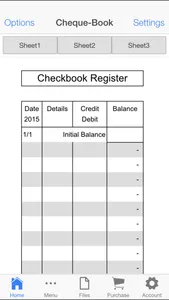 Check Book Register screenshot 0