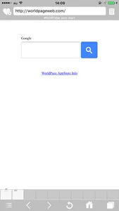 World Page - a web browser for free with a passcode lock and a quick page switch. screenshot 0