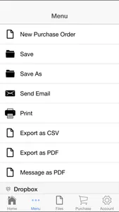 Purchase Order screenshot 3