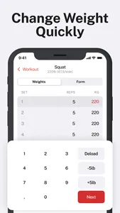 StrongLifts Weight Lifting Log screenshot 9
