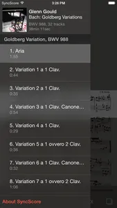 Bach Goldberg Variations screenshot 2