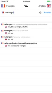 Dictionnaire Anglais-Français screenshot 2