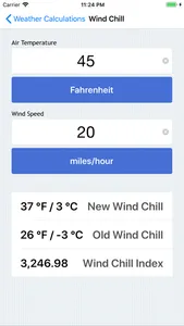 Weather Calculations screenshot 2