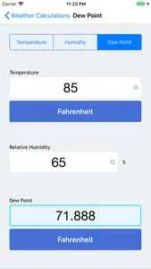 Weather Calculations screenshot 3