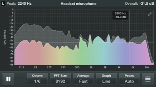 Spectrum Analyzer RTA screenshot 0