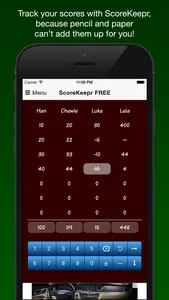 Score Keeper FREE screenshot 0