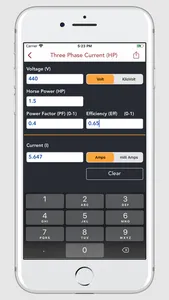 Ohms Law Calc. screenshot 4