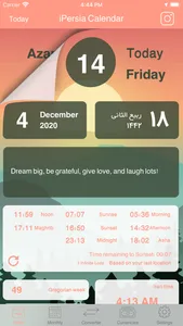 iPersia Calendar Arz تقویم ارز screenshot 9