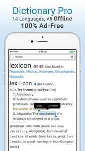 Dictionary and Thesaurus Pro screenshot 0