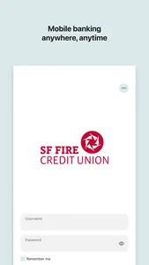 SF Fire CU Mobile Banking screenshot 0