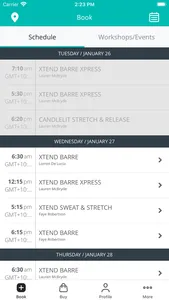 Xtend Barre screenshot 1