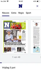 Nieuwsblad Krant screenshot 2