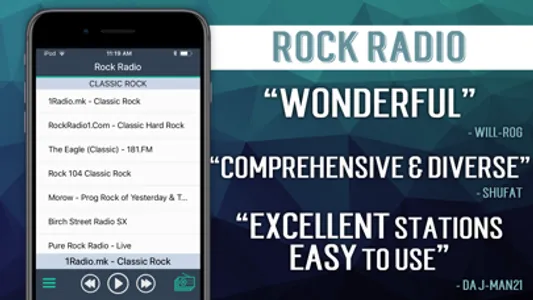 Rock Radio: Streaming Music screenshot 1