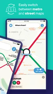 Dubai Metro Interactive Map screenshot 1