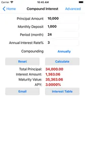 EZ Financial Calculators screenshot 4